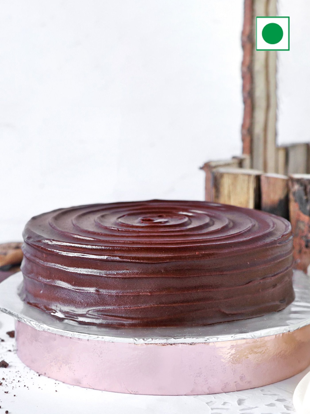 IGP Chocolatey Flavour Eggless Round Cakes 500gm, Black