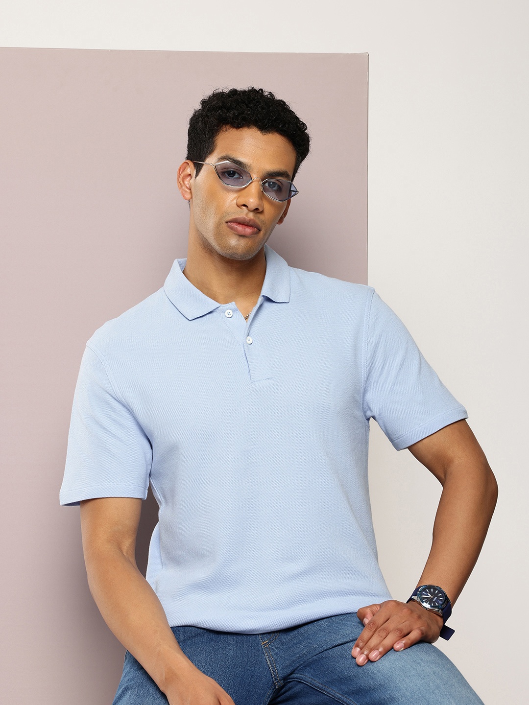 

Kook N Keech Mens Golf Polo Tshirt, Blue