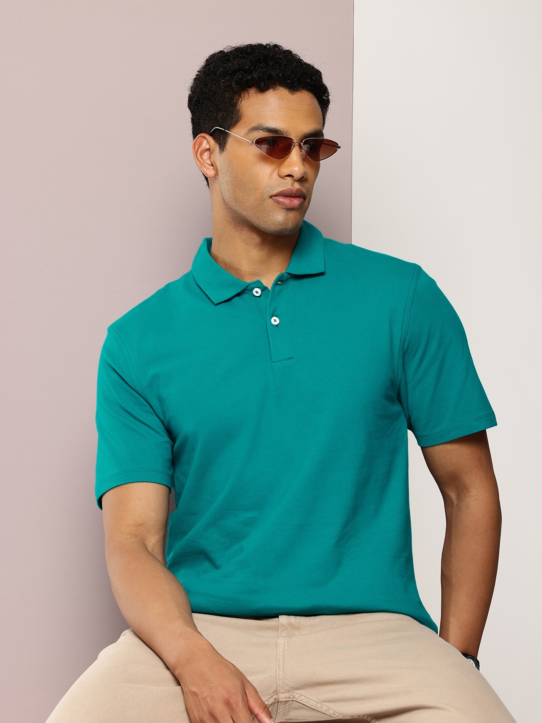 

Kook N Keech Mens Golf Polo Tshirt, Teal