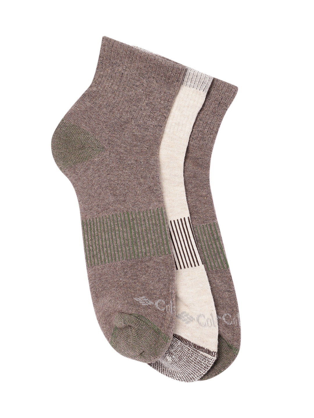 

Columbia Men Pack of 4 Patterned Heather Rib Quarter Socks, Brown
