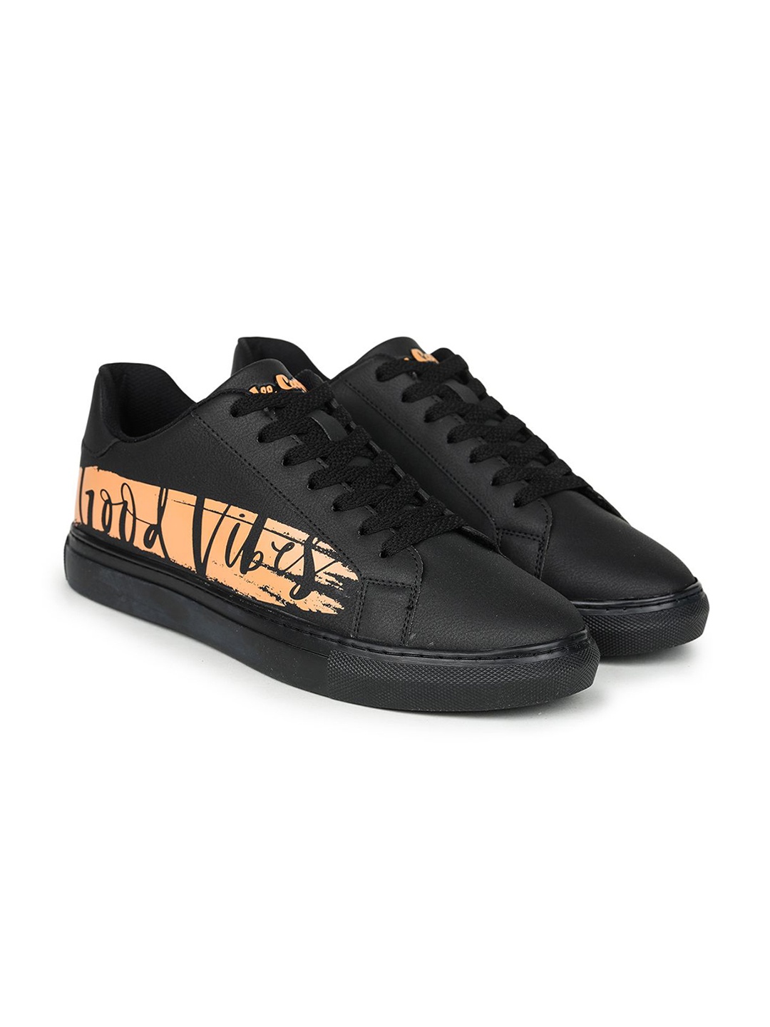 

Lee Cooper Men Printed Lace-Ups Sneakers, Black