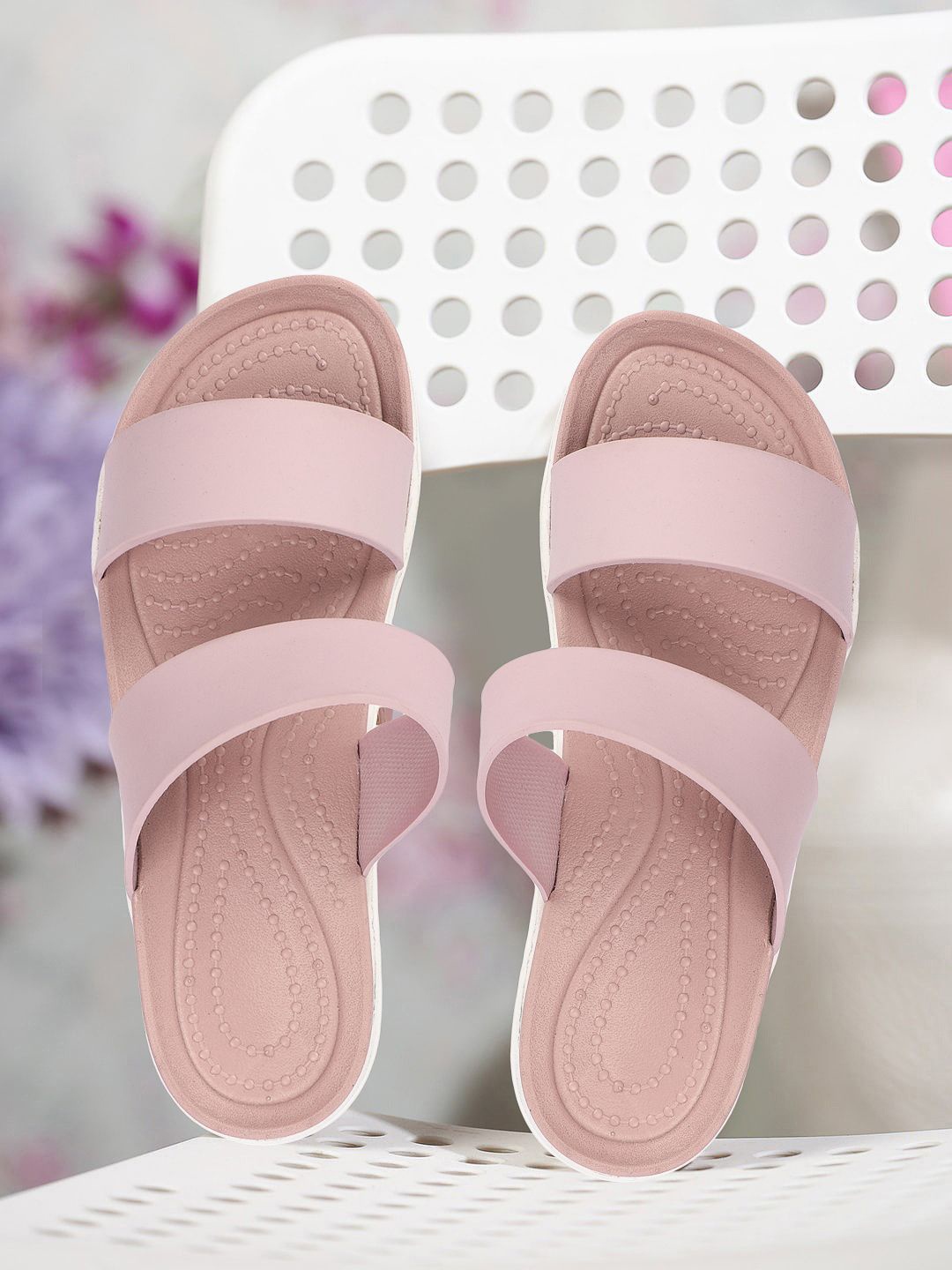 

JUMPLITE Women Block Heel Sandal, Pink
