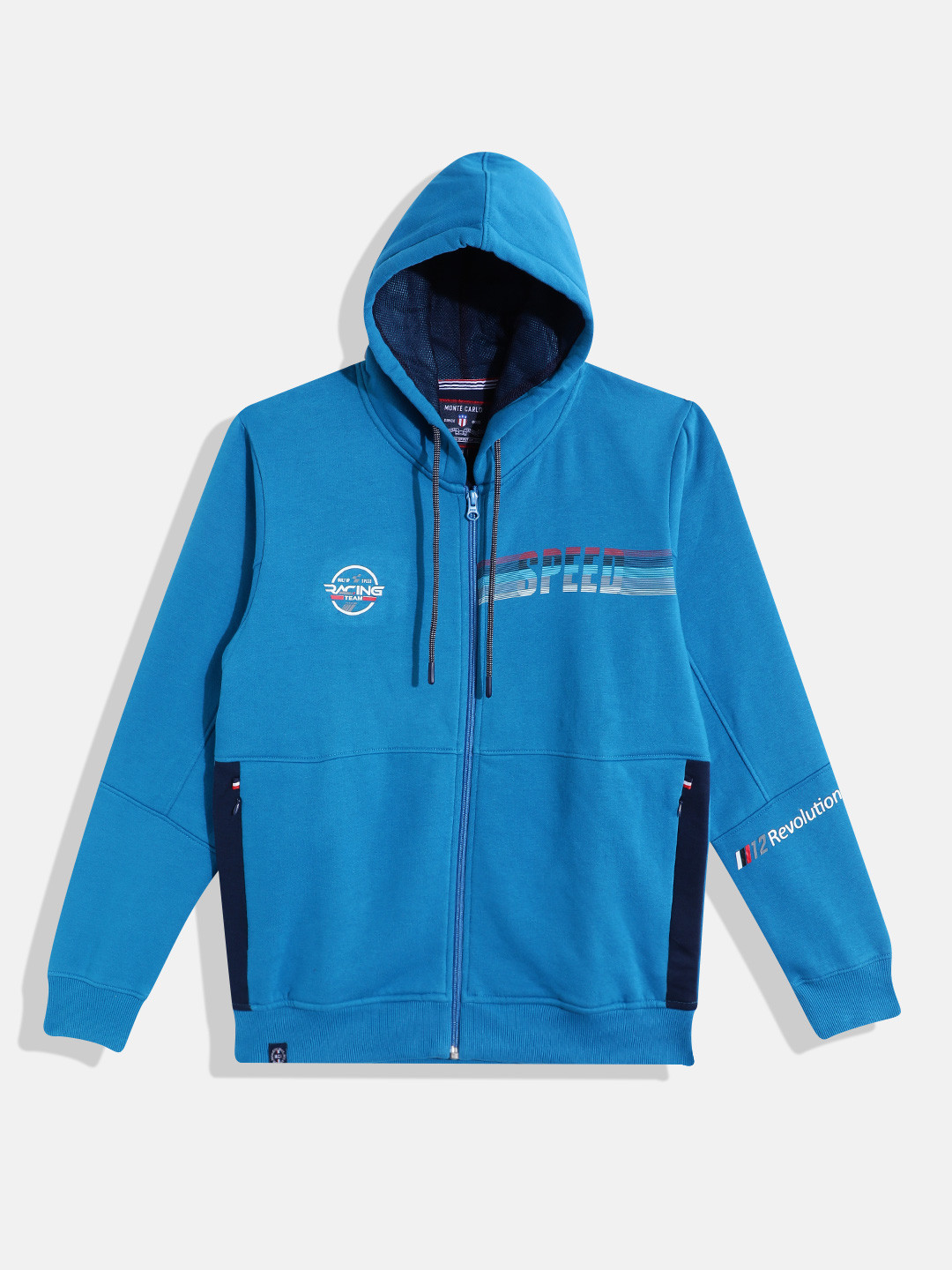 

Monte Carlo Boys Printed Hooded Sweatshirt, Blue