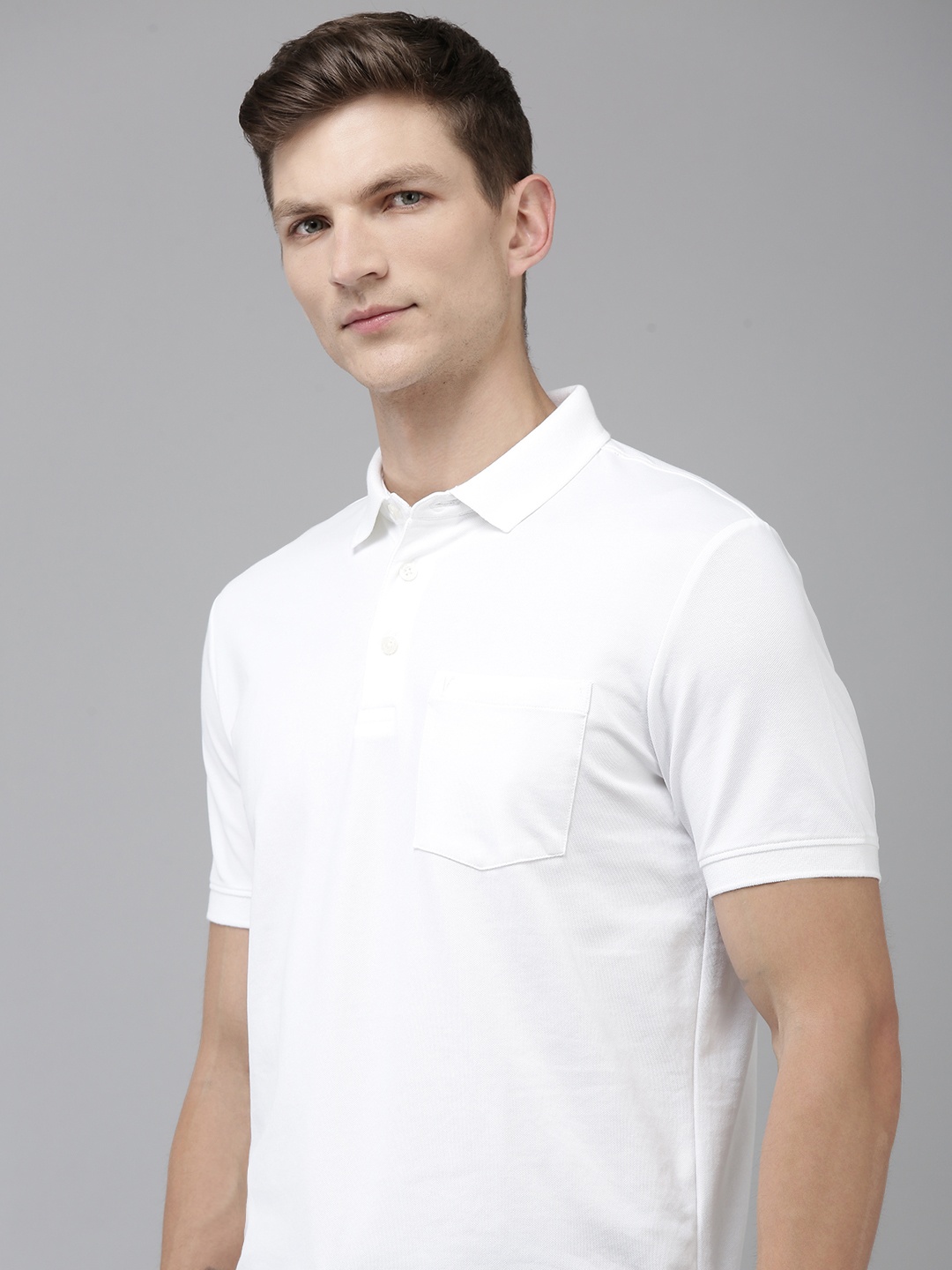 

Van Heusen Polo Collar T-shirt, White