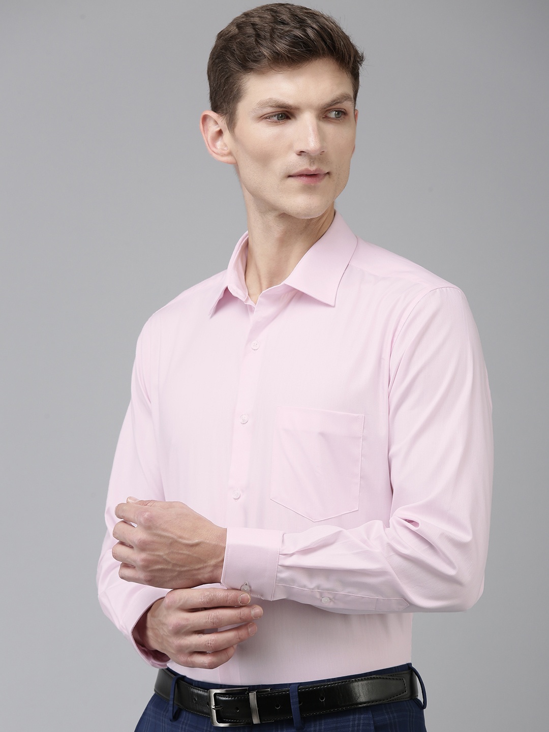 

Van Heusen Custom Fit Pure Cotton Formal Shirt, Pink