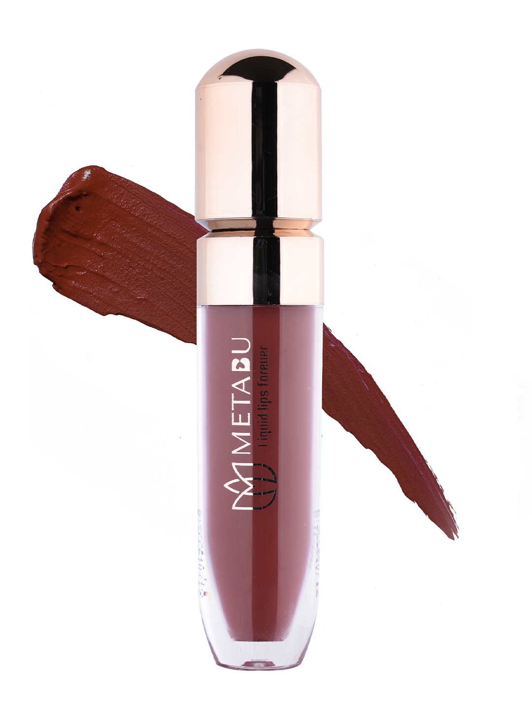 

METABU Long Lasting Liquid Lipstick With Jojoba Oil- 4.25ml- 12 Clay Crush, Brown