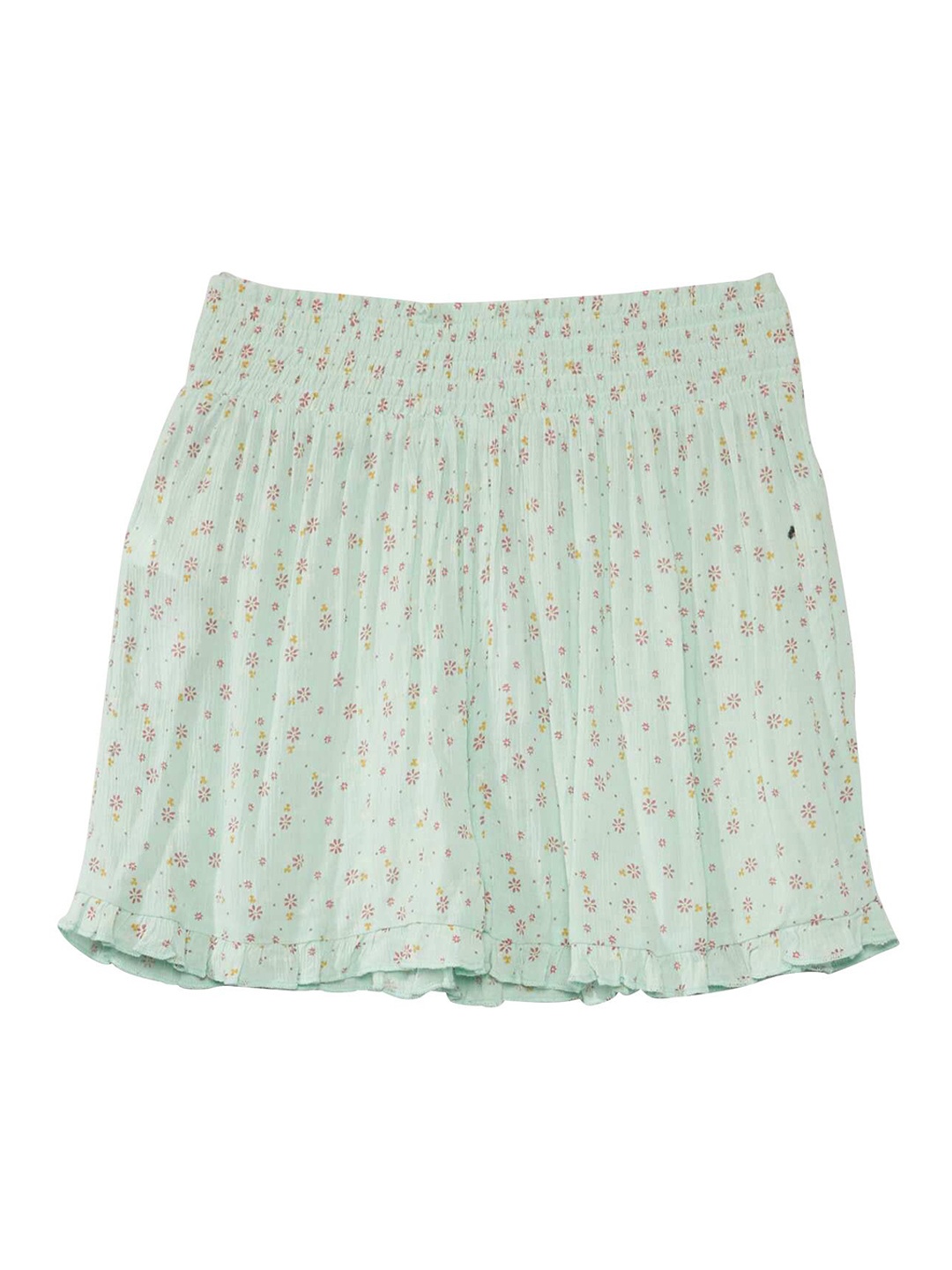 

KIABI Girls Printed A-Line Mini Skirt, Green