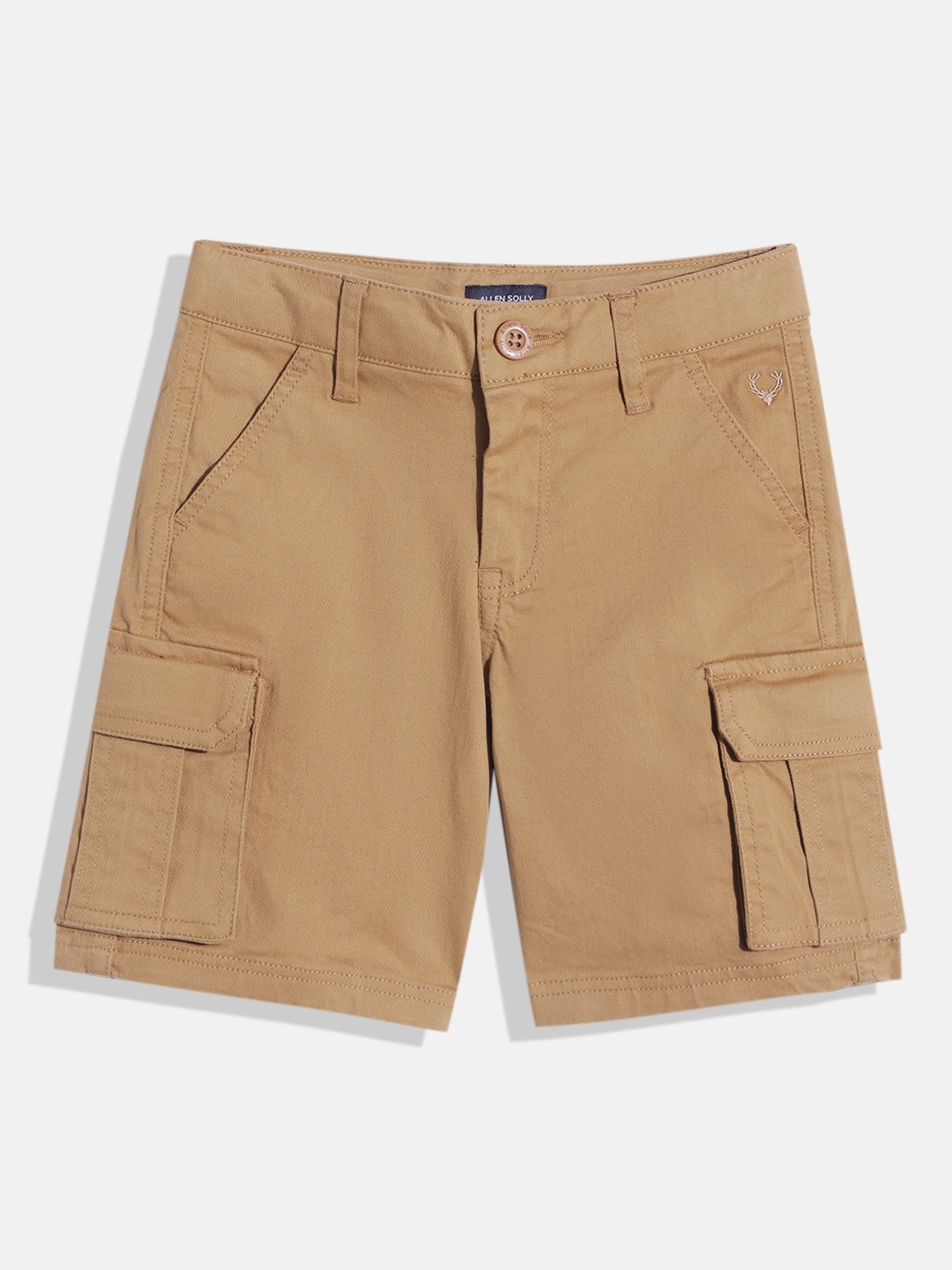 

Allen Solly Junior Boys Cargo Shorts, Camel brown
