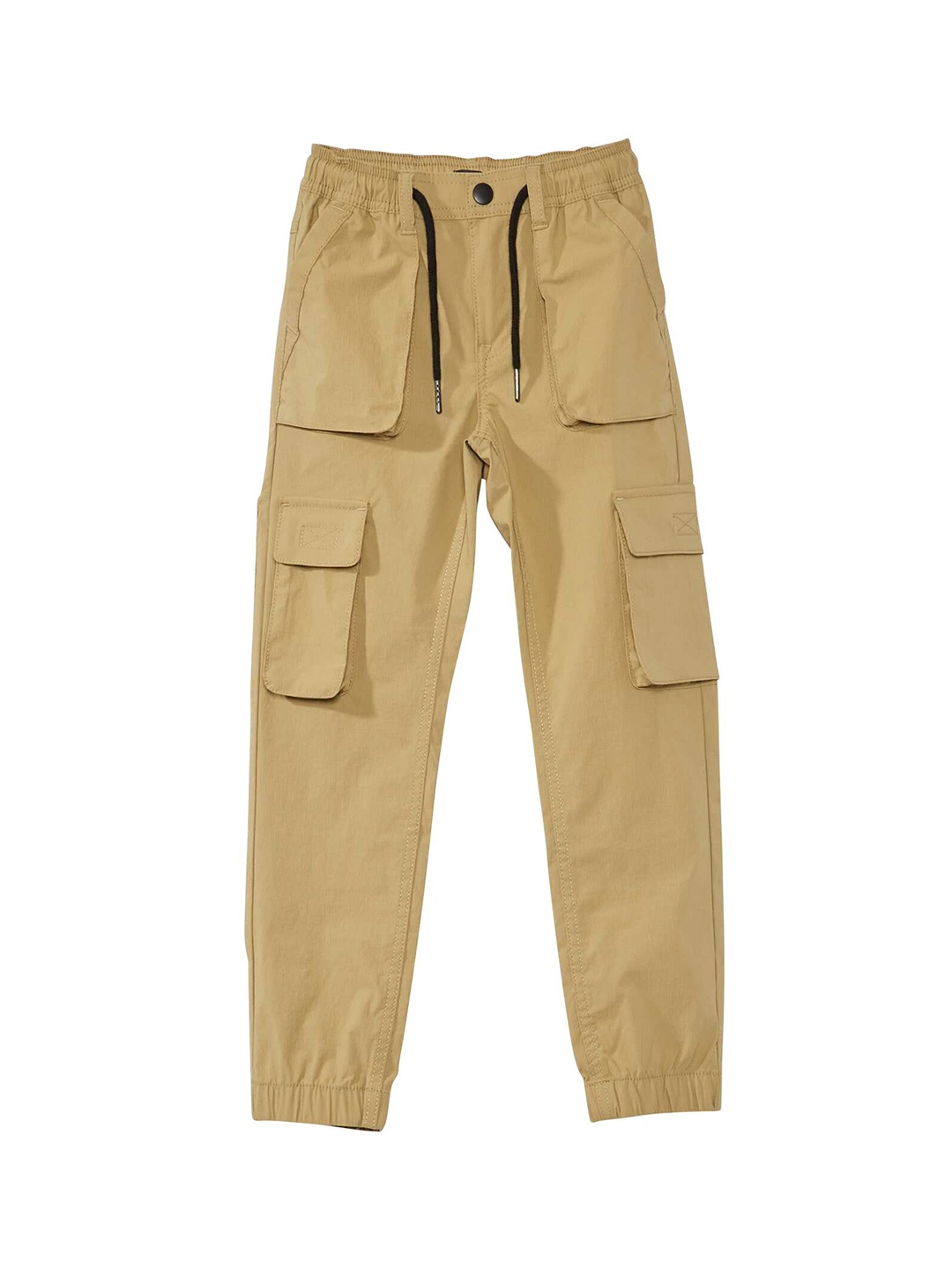 

KIABI Boys Cargo Trousers, Beige