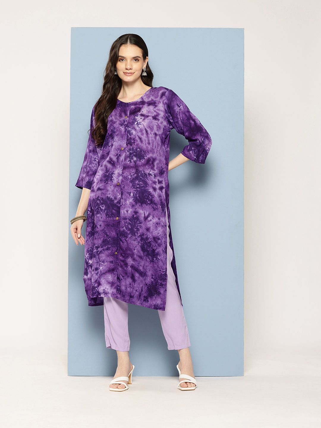 

Aarika Printed Kurta, Purple
