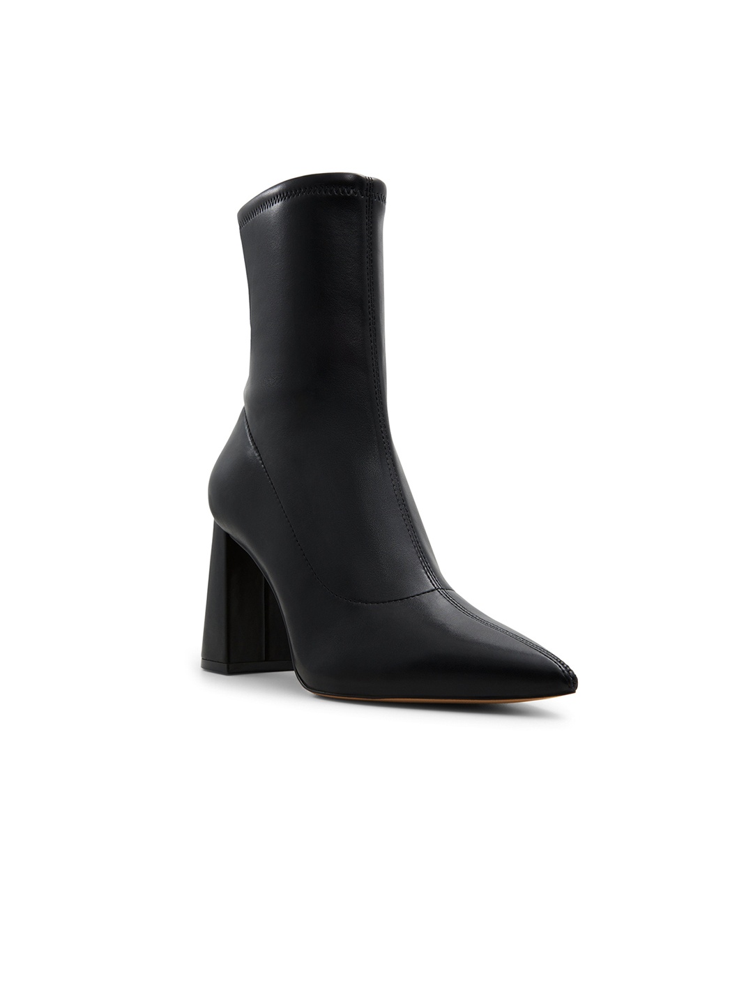 

ALDO FIGTREE Women High Top Block-Heeled Boots, Black