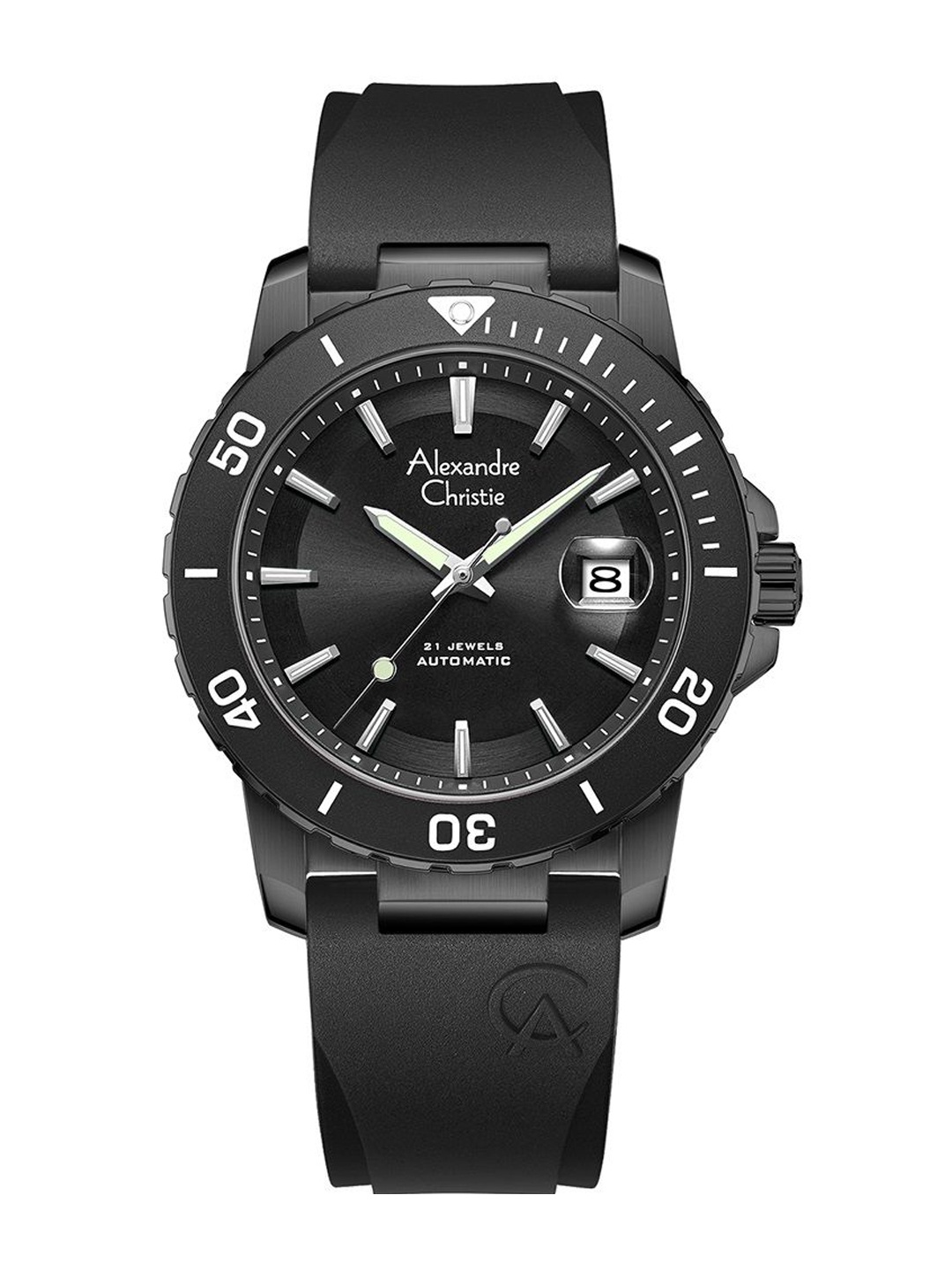 

Alexandre Christie Men Dial & Straps Analogue Watch 6141MARIPBA, Black