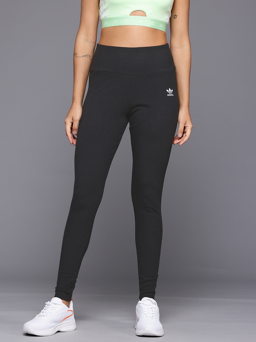 

ADIDAS Originals Women Essentials High-Waist Tights, Black