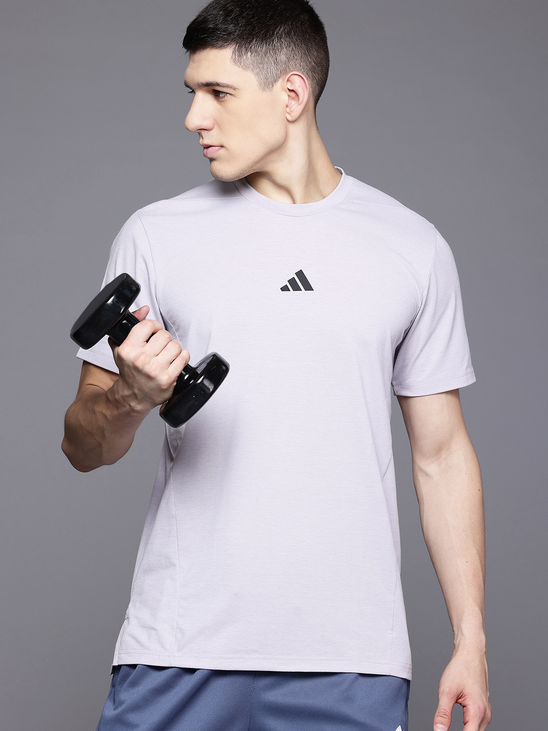 

ADIDAS Designed For Training Slim Fit T-shirt, Grey