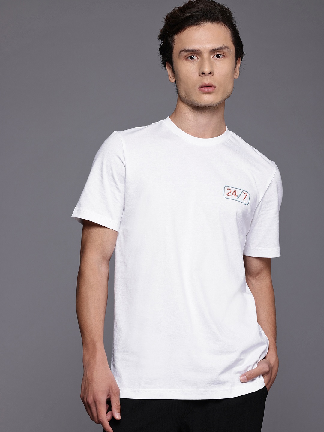 

ADIDAS All Day Sneakers Pure Cotton T-shirt, White