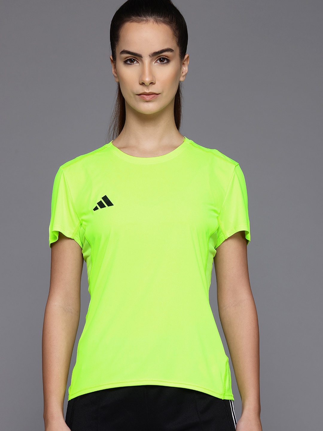 

ADIDAS Adizero Essentials Running T-shirt, Fluorescent green