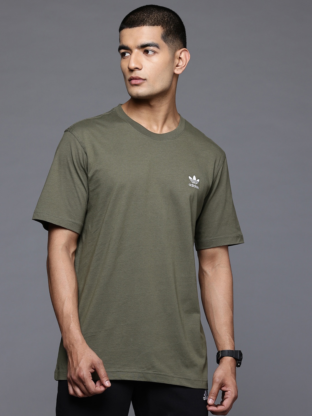 

ADIDAS Originals Pure Cotton Essential T-shirt, Olive