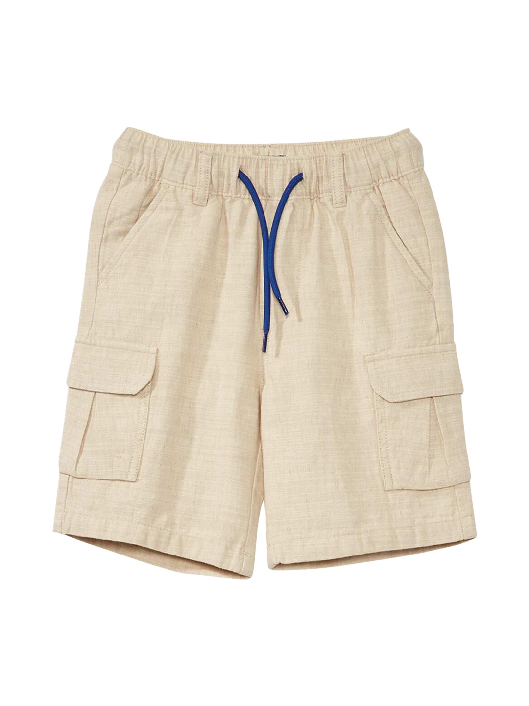 

KIABI Boys Mid-Rise Relaxed Fit Shorts, Beige