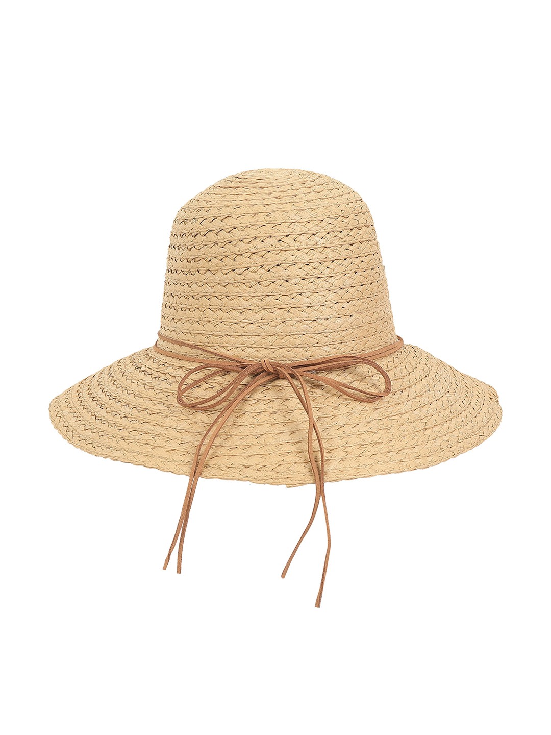 

FabSeasons Women Brown Self Design Sun Hat