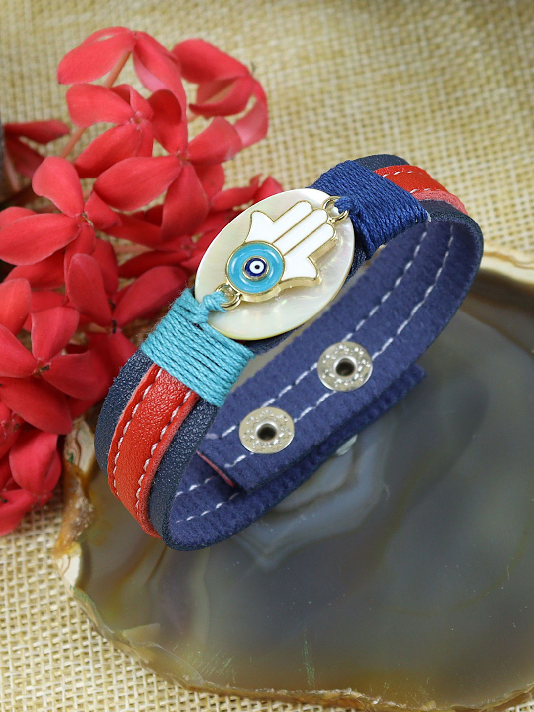 

Asthetika Wraparound Rakhi, Blue