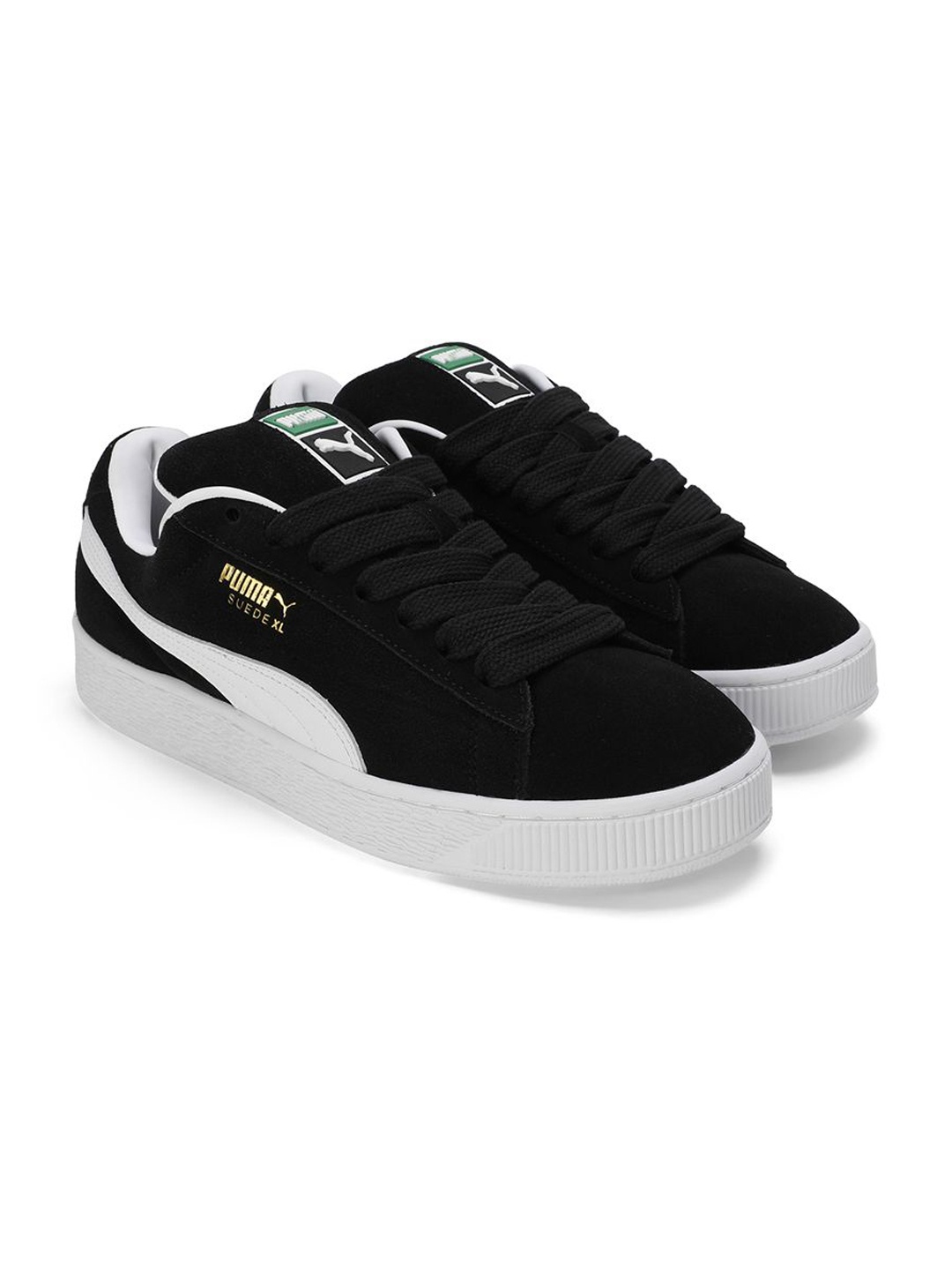 

Puma Suede XL Unisex Lace-Ups Sneakers, Black