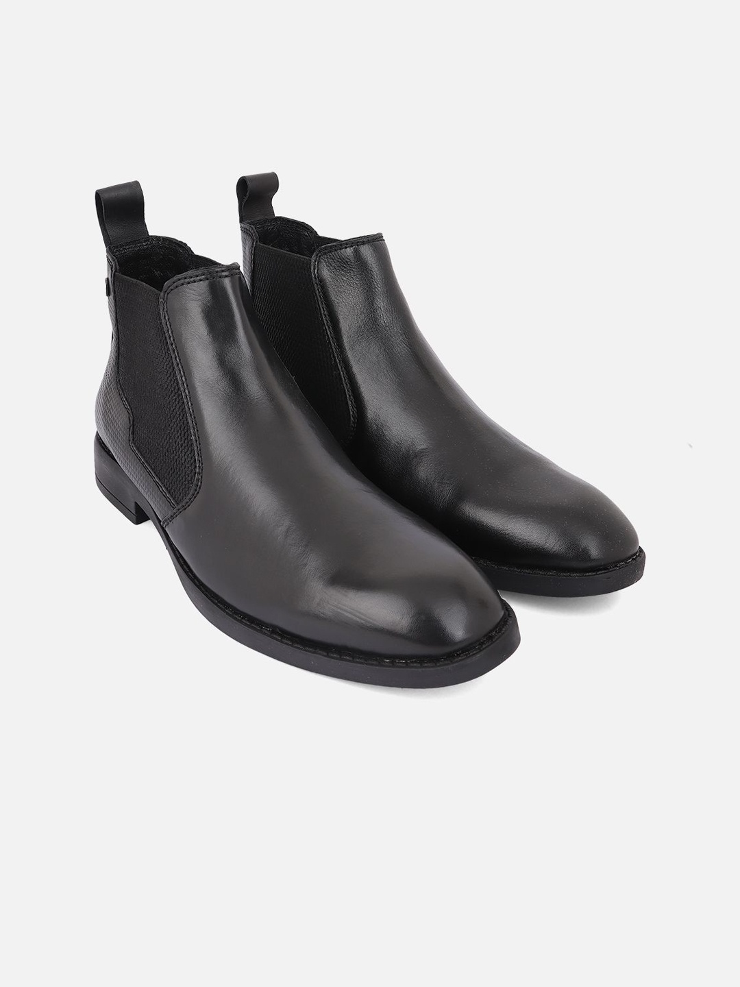 

Carlton London Men Casual Chelsea Boots, Black