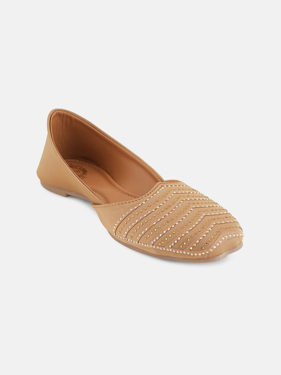 

Style Shoes Women Embellished Mojaris, Beige