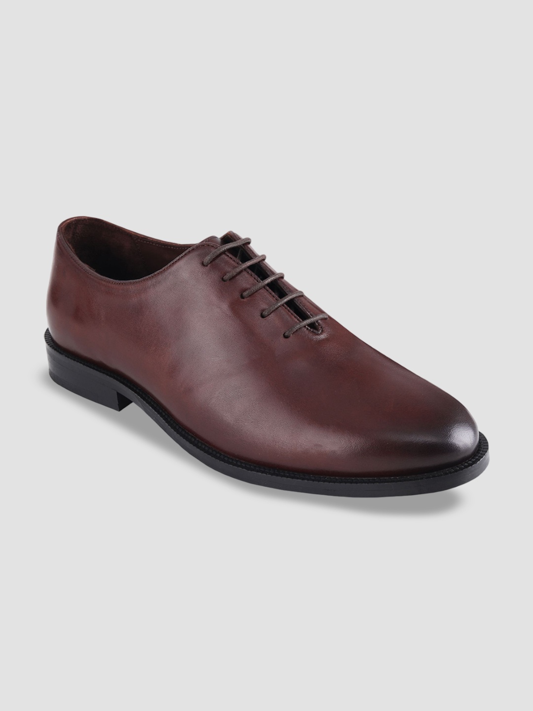 

EZOK Men Lace-Ups Leather Formal Shoes, Brown