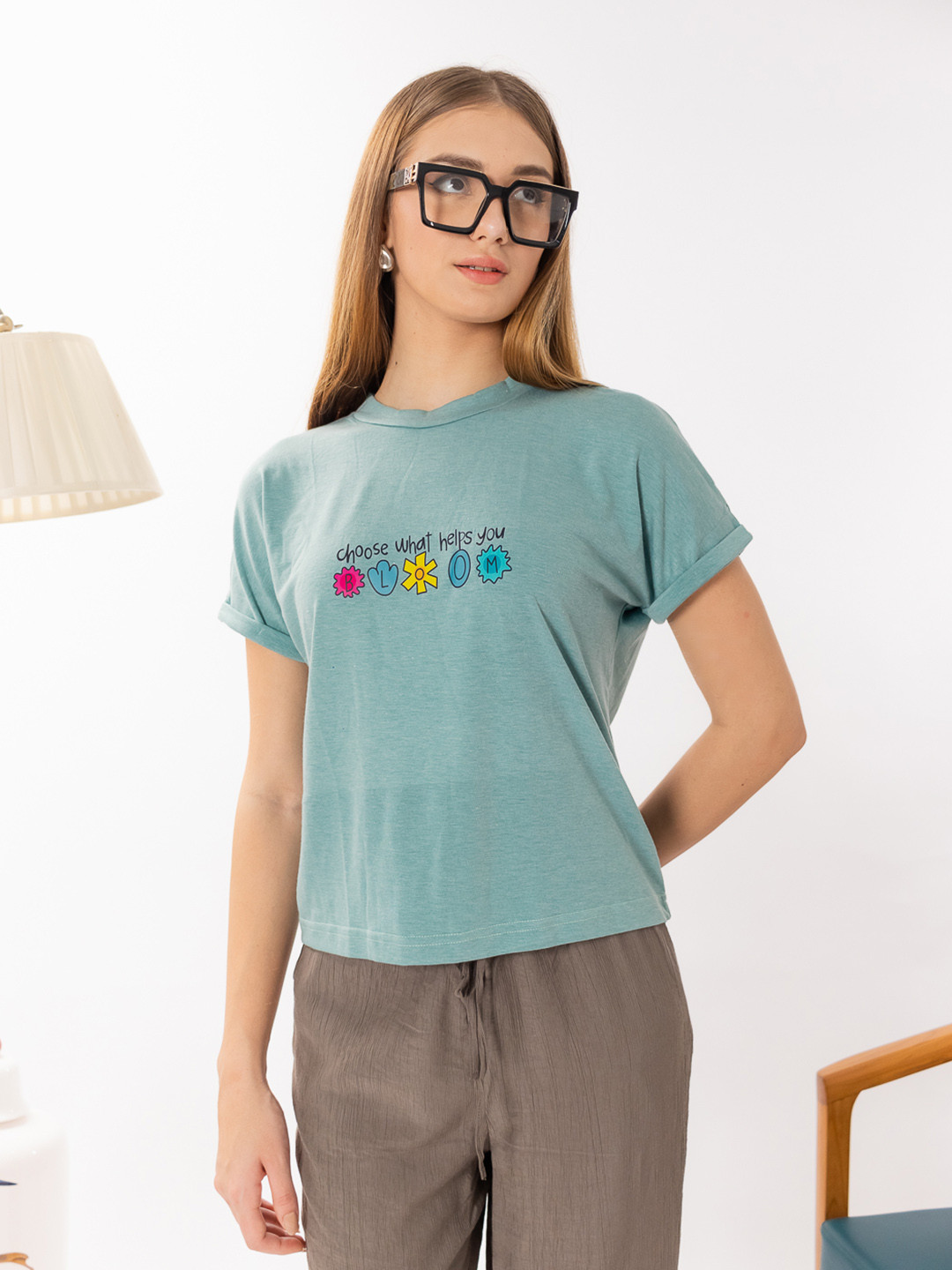 

ELEVENS HEAVEN Printed Lounge T-shirt, Blue