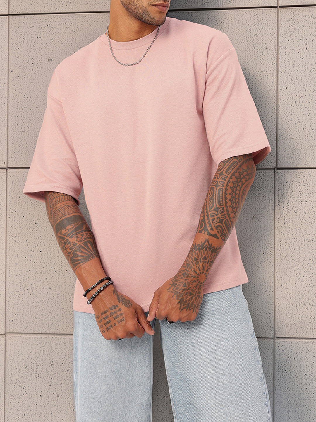 

Kook N Keech Basics Meets Soft Utility Street Style Oversized Tshirt, Pink