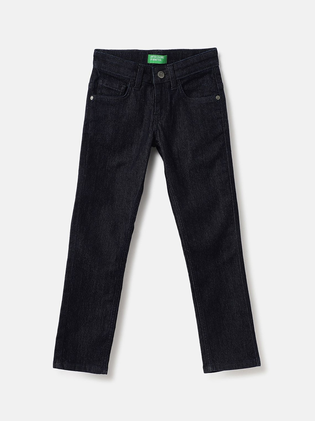

United Colors of Benetton Boys Slim Fit Mid-Rise Jeans, Blue