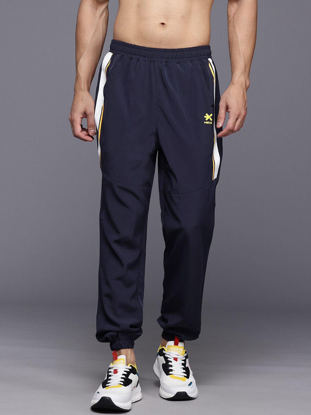 

HRX by Hrithik Roshan Rapid Dry Running Joggers, Navy blue
