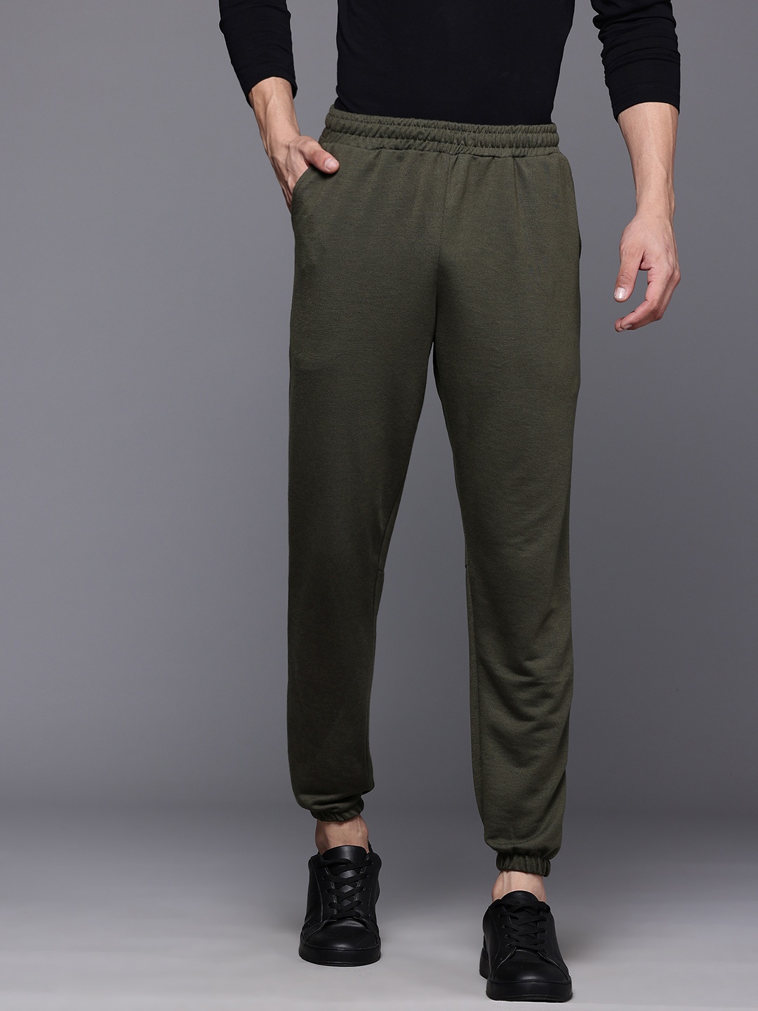 

HRX by Hrithik Roshan Men Lifestyle Joggers, Olive