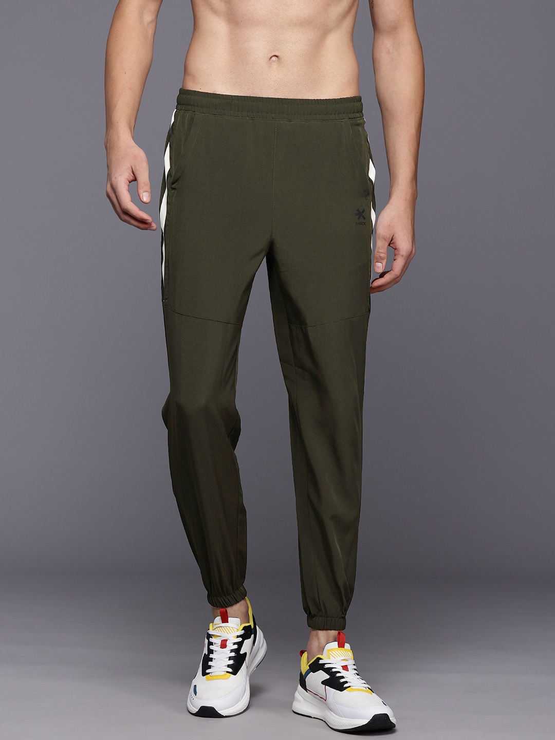 

HRX by Hrithik Roshan Rapid Dry Running Joggers, Olive