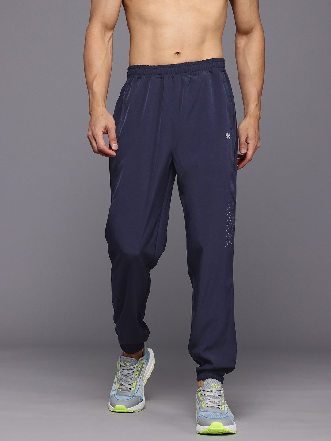 

HRX by Hrithik Roshan Men Rapid-Dry Running Joggers, Navy blue