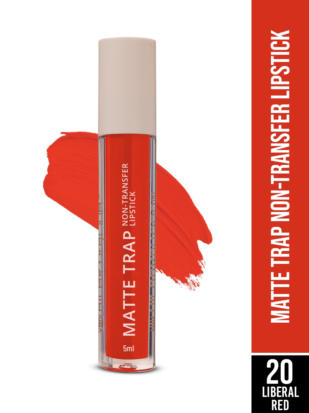 

Hilary Rhoda Matte Trap 8-Hour Long Stay Non-Transfer Liquid Lipstick 5ml - Liberal Red 20