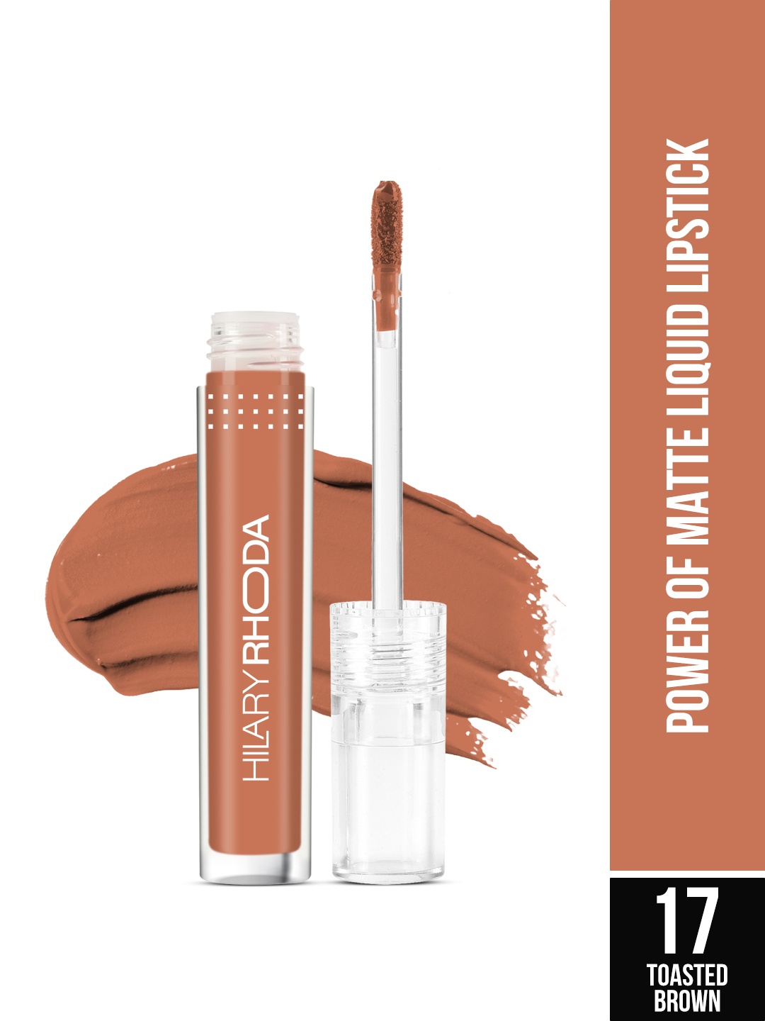 

Hilary Rhoda Smudgeproof Long Lasting Matte Liquid Lipstick 3ml - Toasted Brown 17