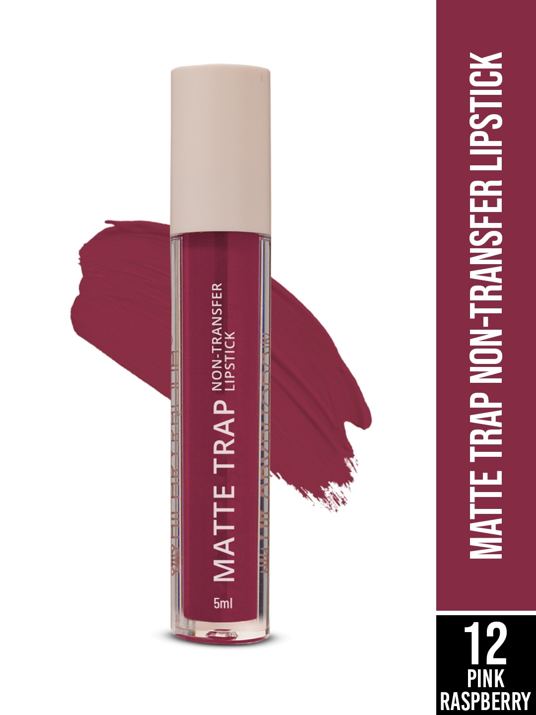 

Hilary Rhoda Matte Trap Non Transfer Waterproof Liquid Lipstick 5 ml - Pink Raspberry 12