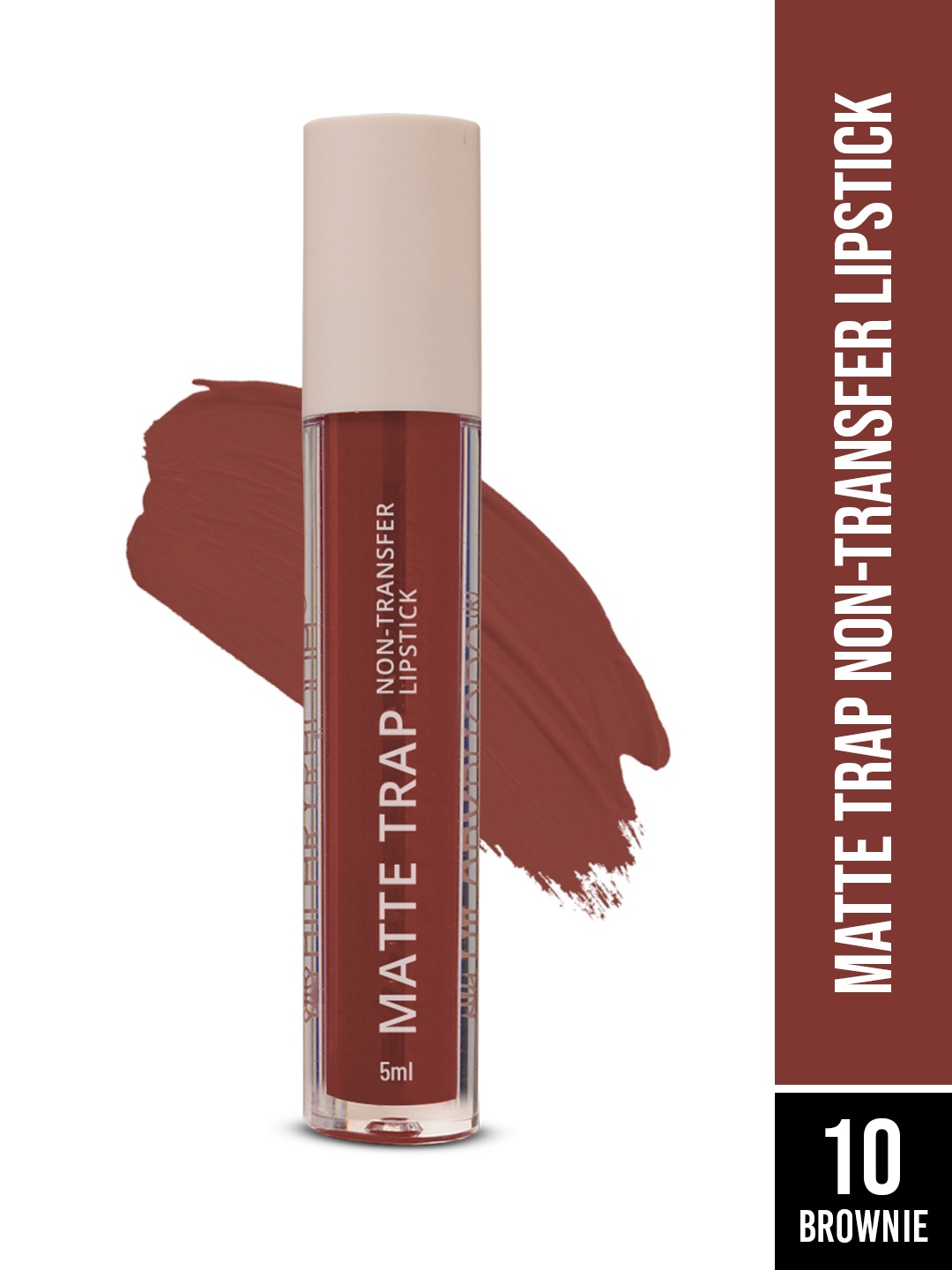 

Hilary Rhoda Matte Trap Liquid Lipstick- 5ml- Brownie, Brown