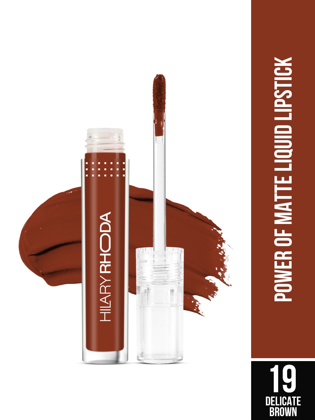 

Hilary Rhoda Power Of Matte Liquid Lipstick -3ml- 19 Delicate Brown