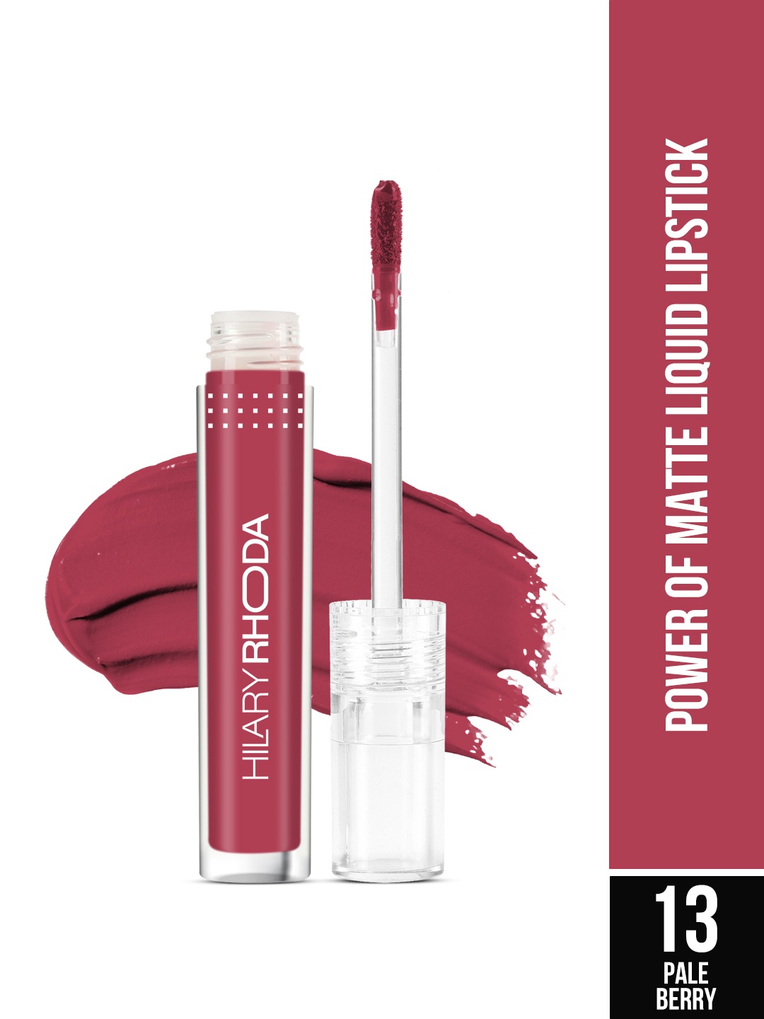 

Hilary Rhoda Power Of Matte Liquid Lipstick- 3ml- 13 Pale Berry, Pink