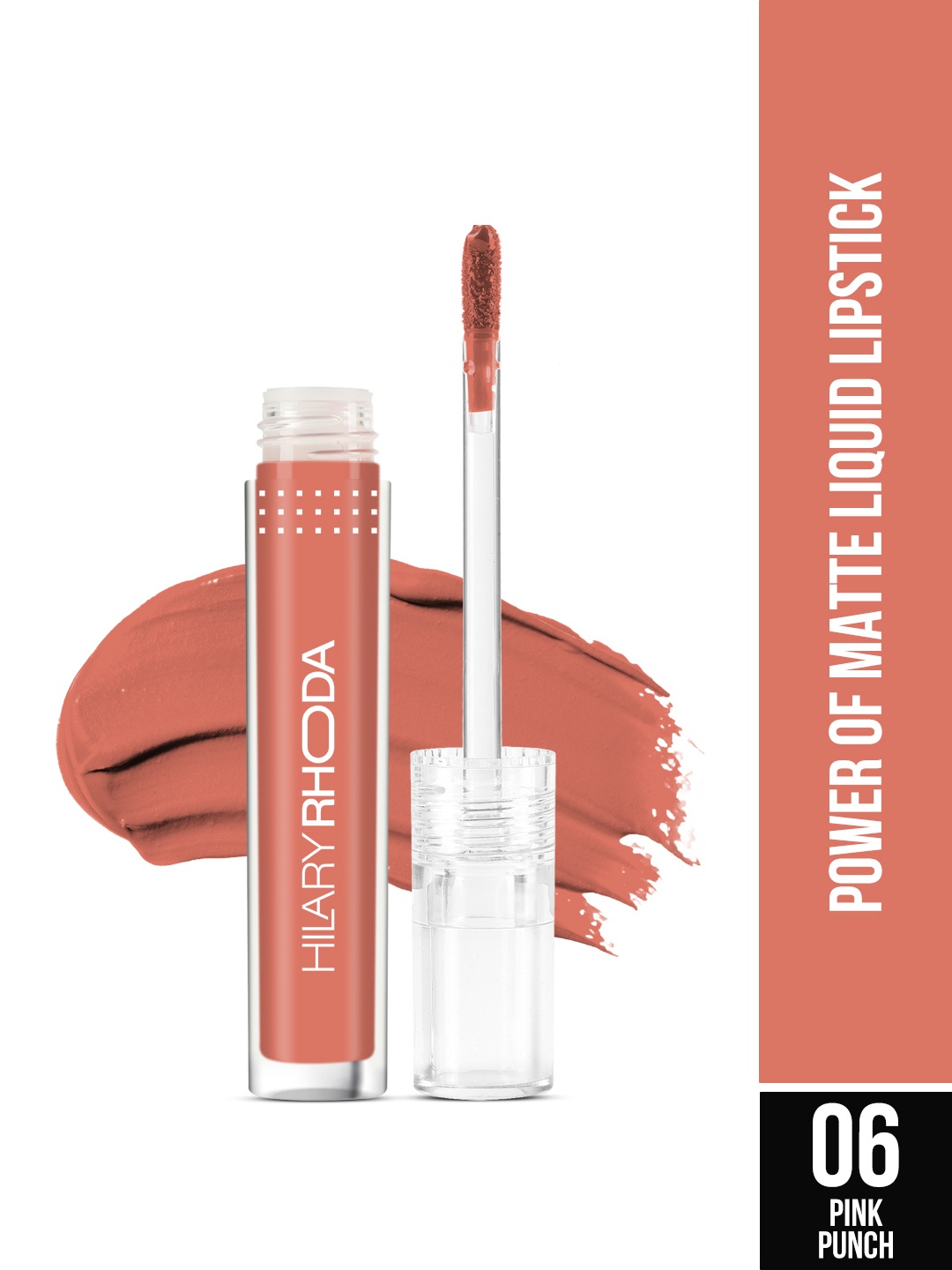 

Hilary Rhoda Power Of Matte Liquid Lipstick -3 ml-Pink Punch-06