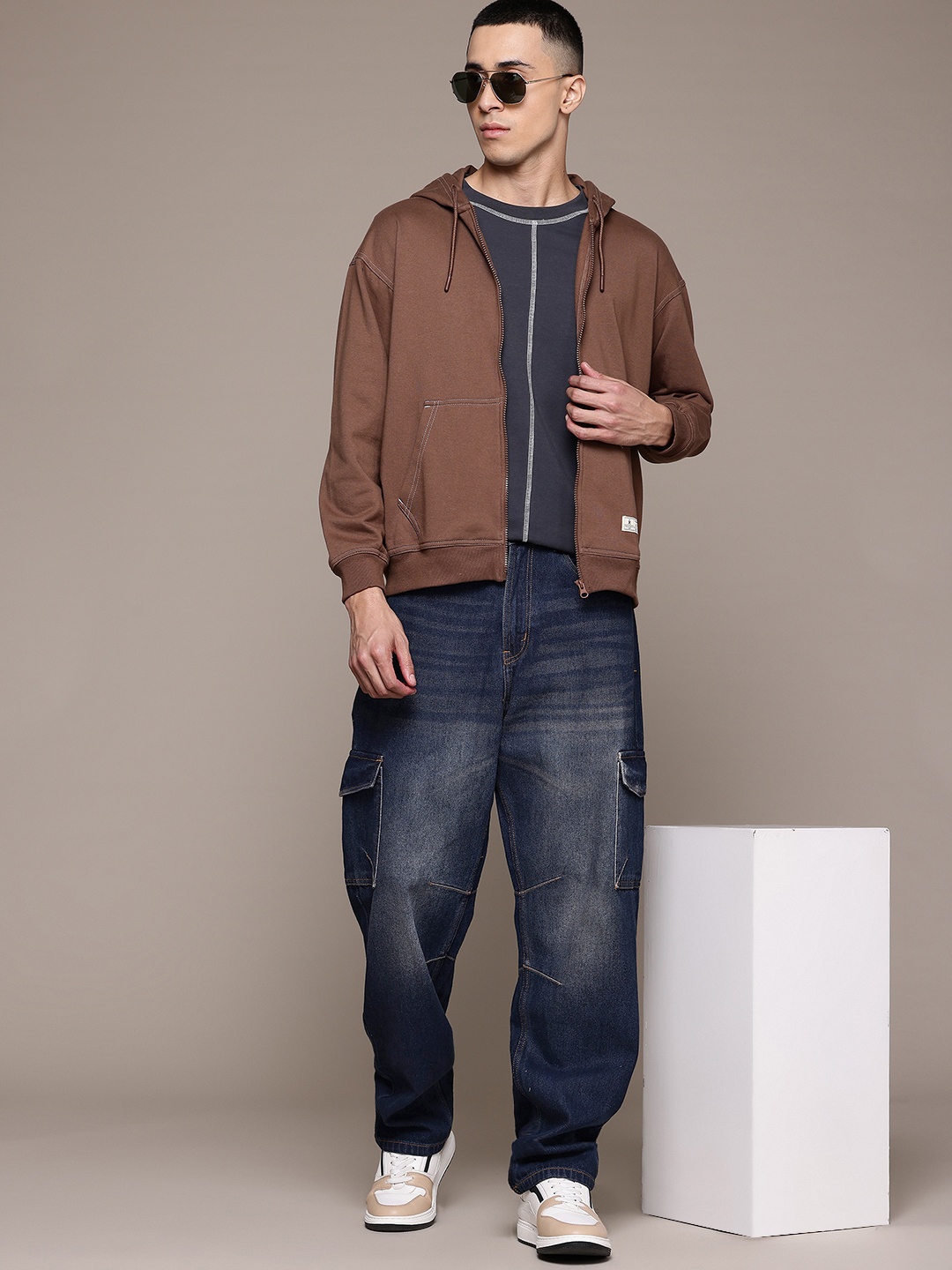 

The Roadster Lifestyle Co. Washed Effect Light Fade Jeans, Blue