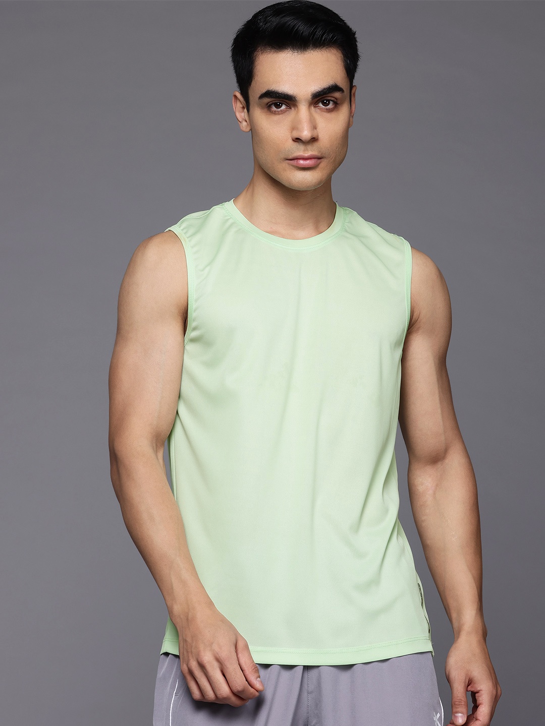 

HRX by Hrithik Roshan Rapid-Dry Ultralite Running T-shirt, Green