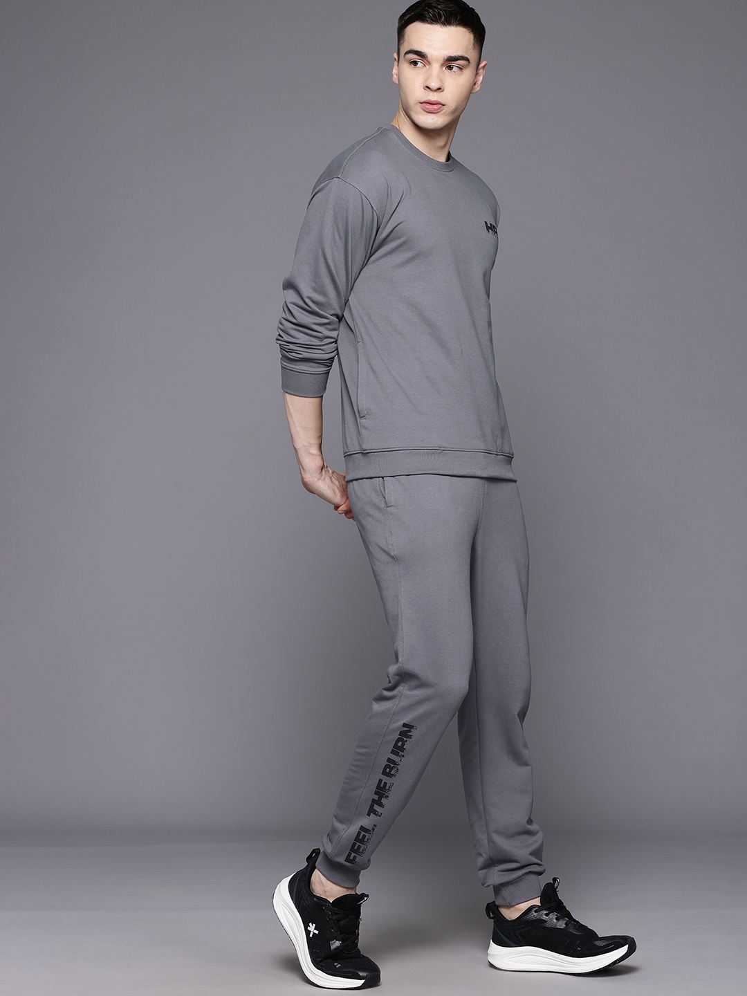 

HRX by Hrithik Roshan Training Tracksuits, Grey