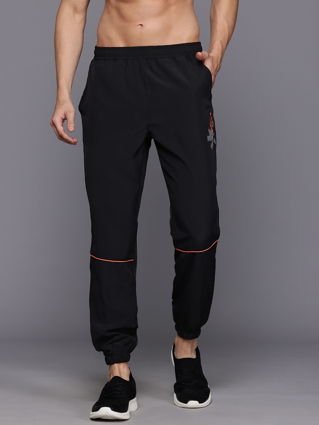 

HRX by Hrithik Roshan Men Rapid-Dry Running Joggers, Black