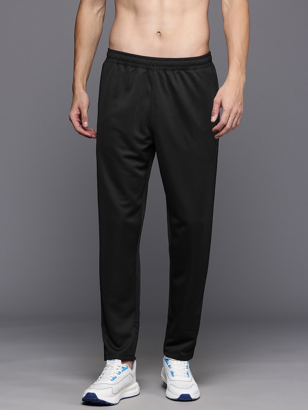 

HRX by Hrithik Roshan Men Rapid-Dry Running Track Pants, Black