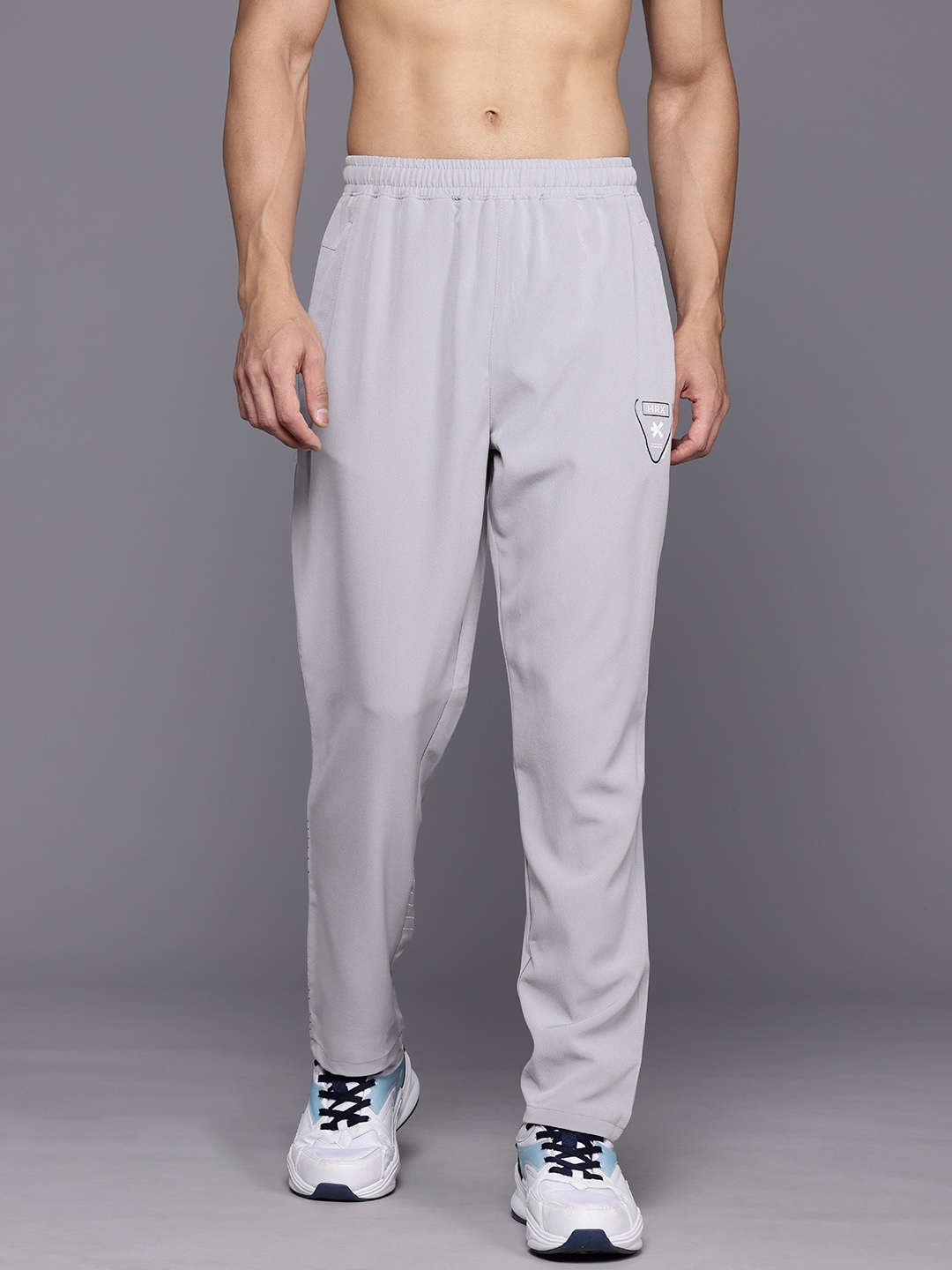 

HRX by Hrithik Roshan Men Rapid-Dry Running Track pants, Grey