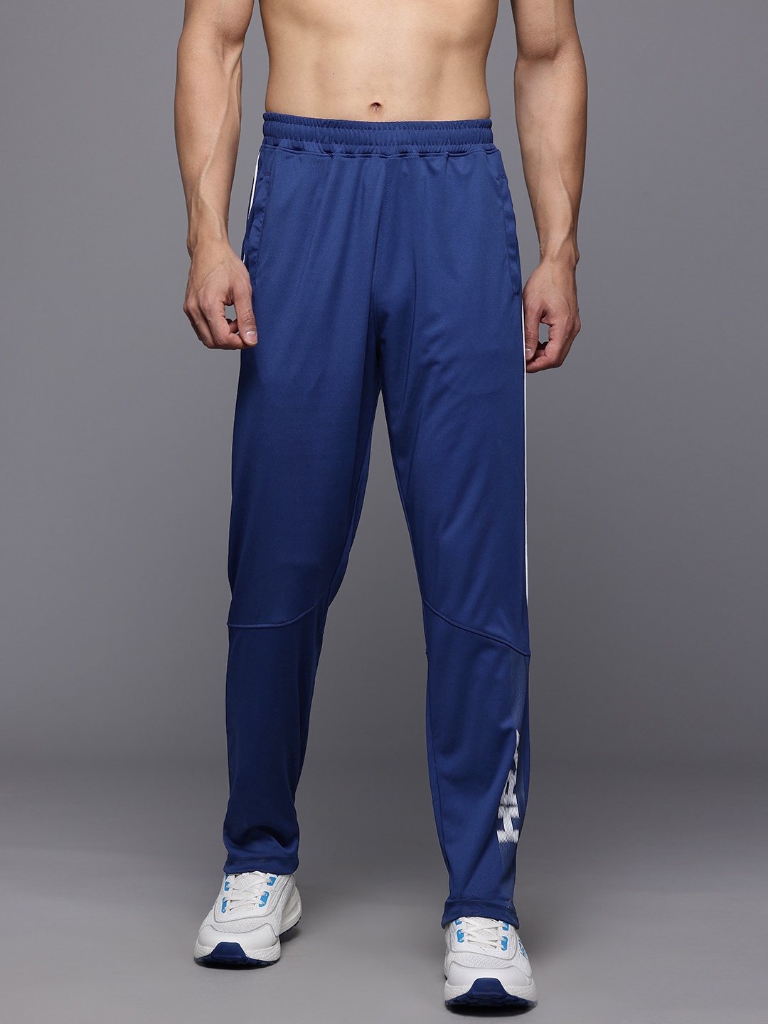 

HRX by Hrithik Roshan Men Rapid-Dry Running Track Pants, Blue