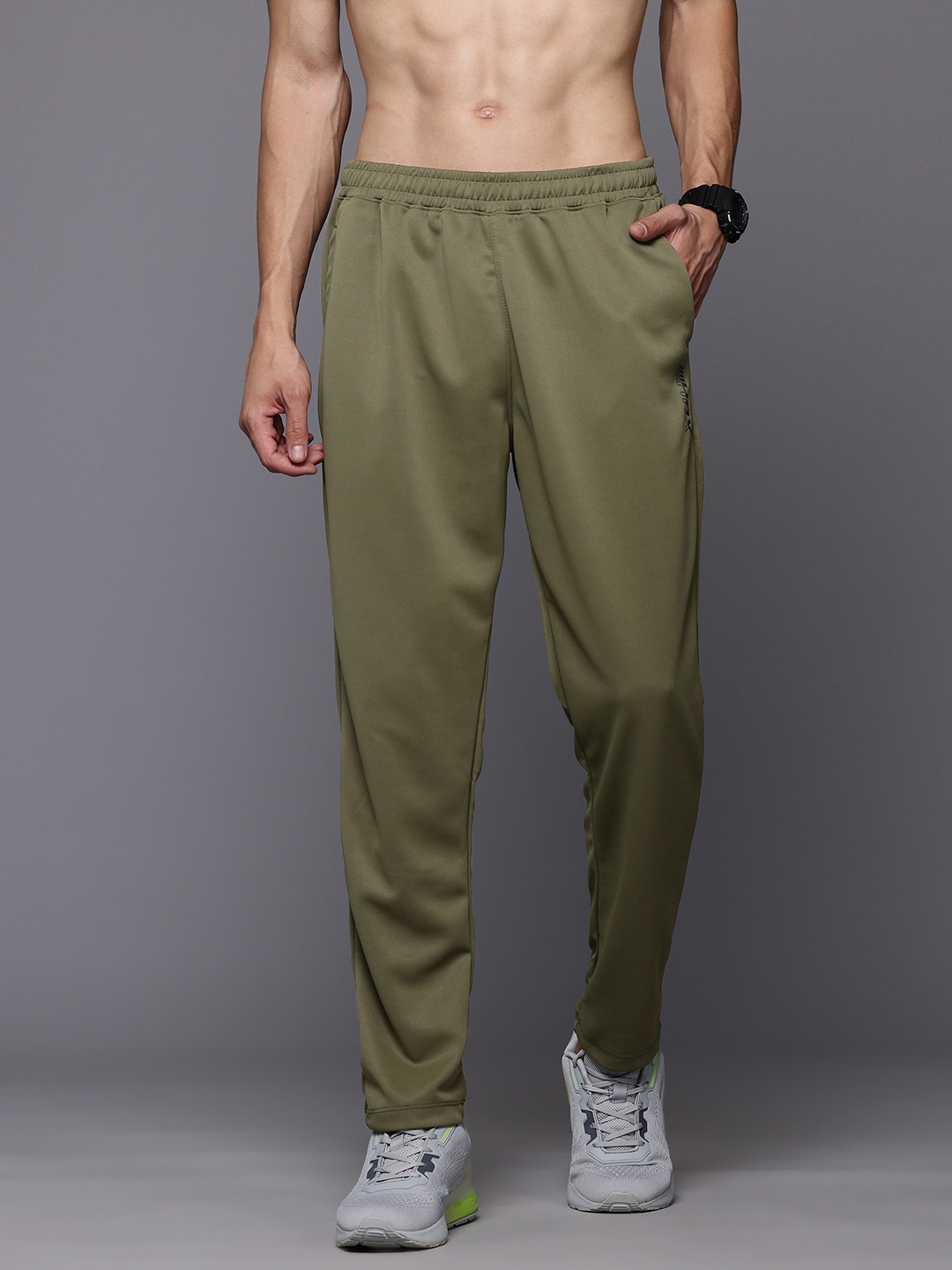 

HRX by Hrithik Roshan Men Running Track Pants, Olive